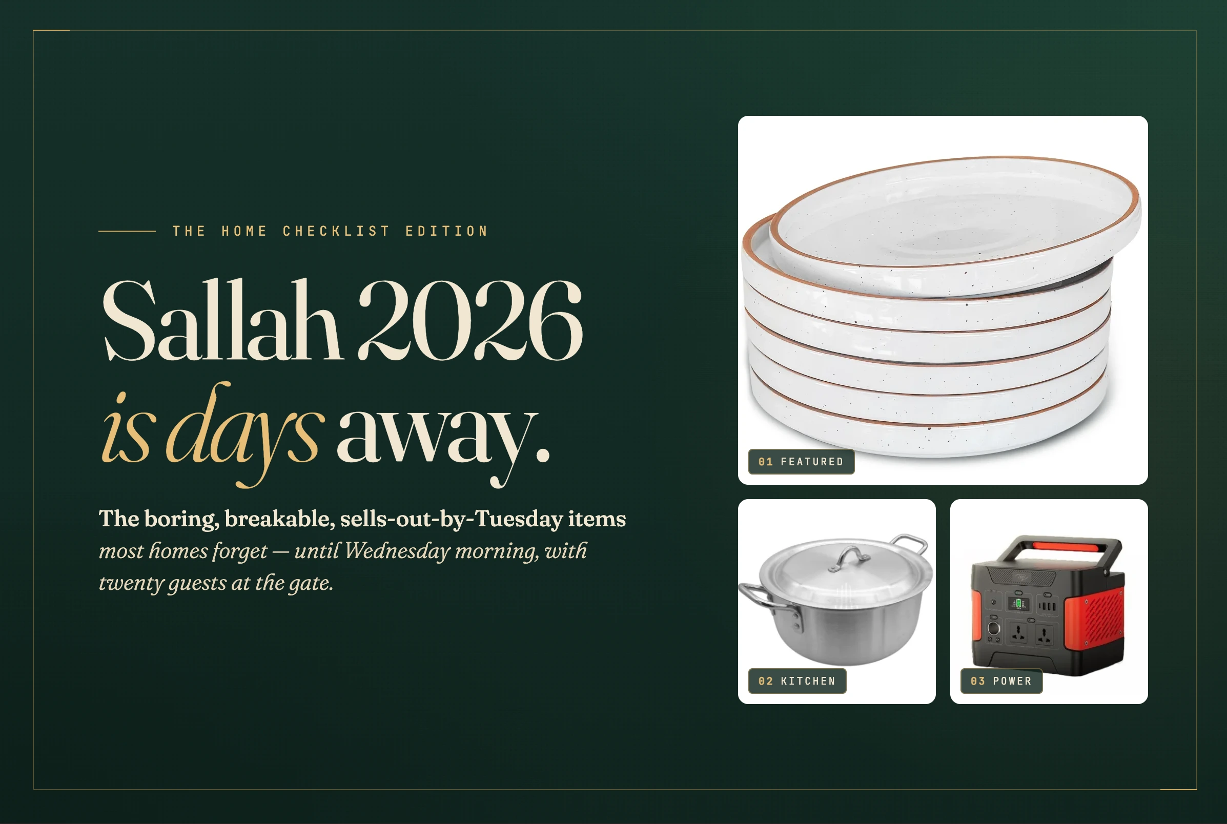 Sallah 2026 is Days Away: The Home Checklist Most People Forget Until It’s Too Late
