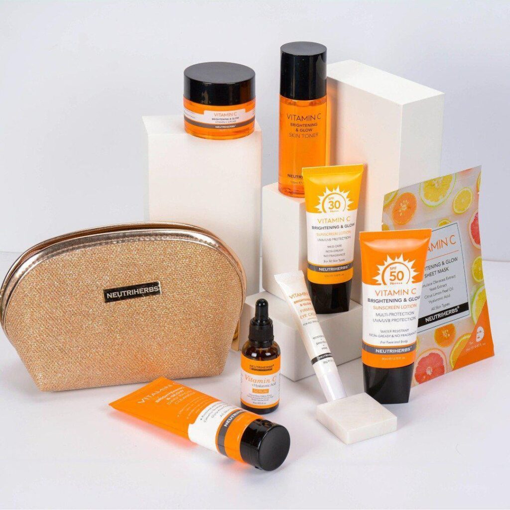 Vitamin C Brightening Skincare Set (Cleanser, Serum & Cream)